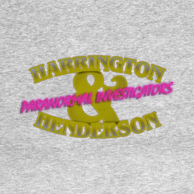 Harrington & Henderson Work Tee (Neon) by ElliotLouisArt